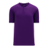 Athletic Knit Two Button Performance Baseball Jersey (BA1347)